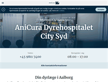Tablet Screenshot of dhcitysyd.dk